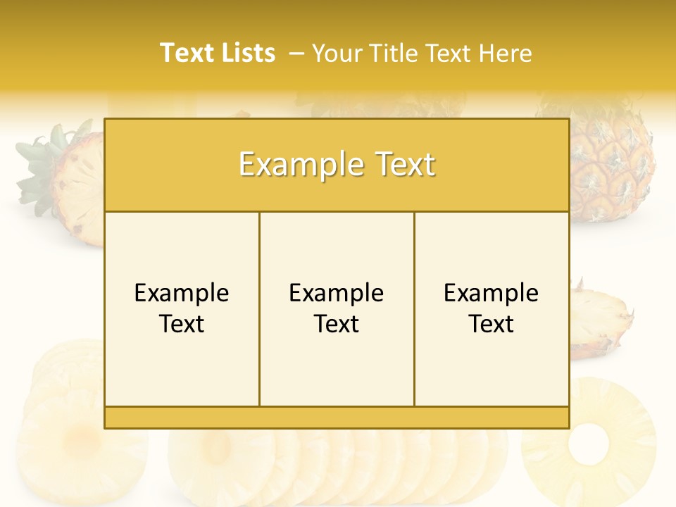 Chopped Pile Fresh PowerPoint Template