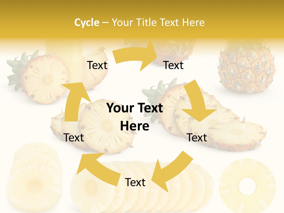 Chopped Pile Fresh PowerPoint Template