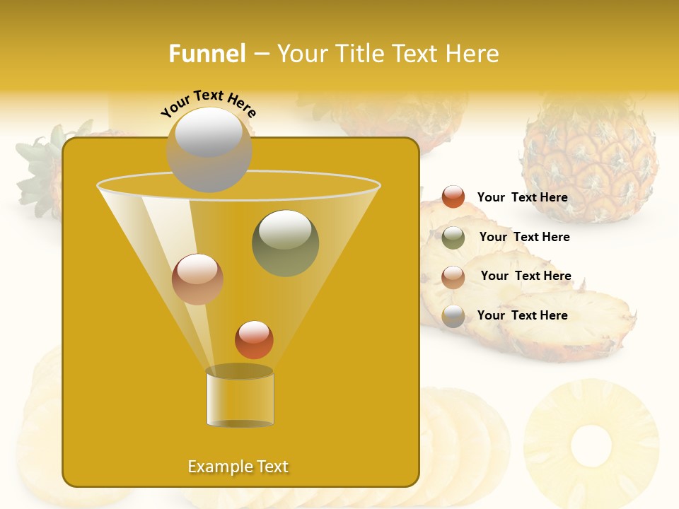 Chopped Pile Fresh PowerPoint Template