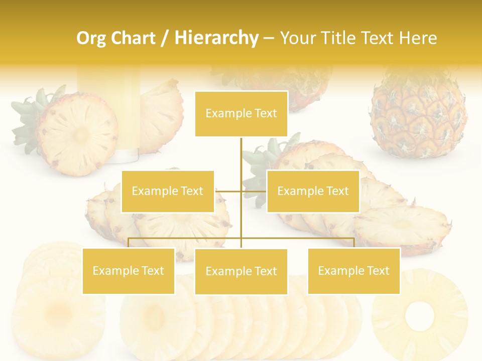 Chopped Pile Fresh PowerPoint Template