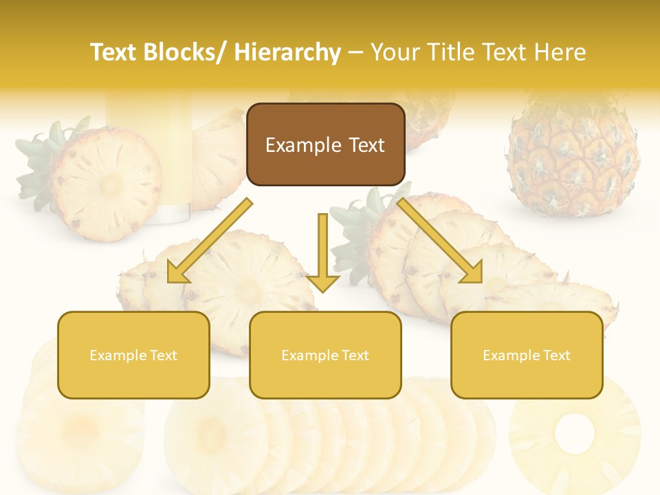 Chopped Pile Fresh PowerPoint Template