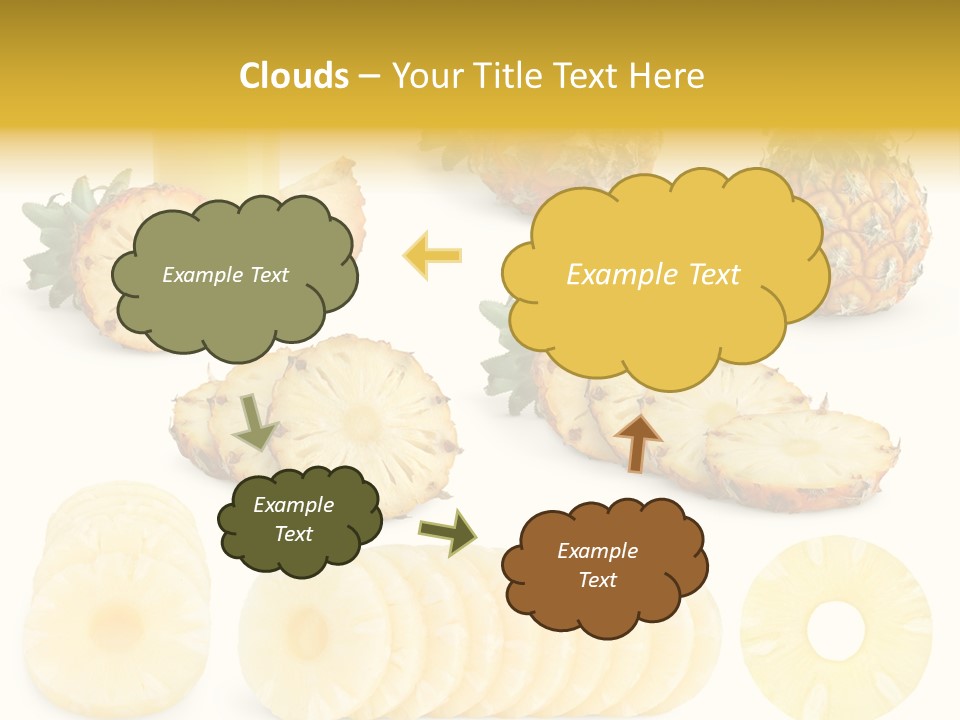 Chopped Pile Fresh PowerPoint Template