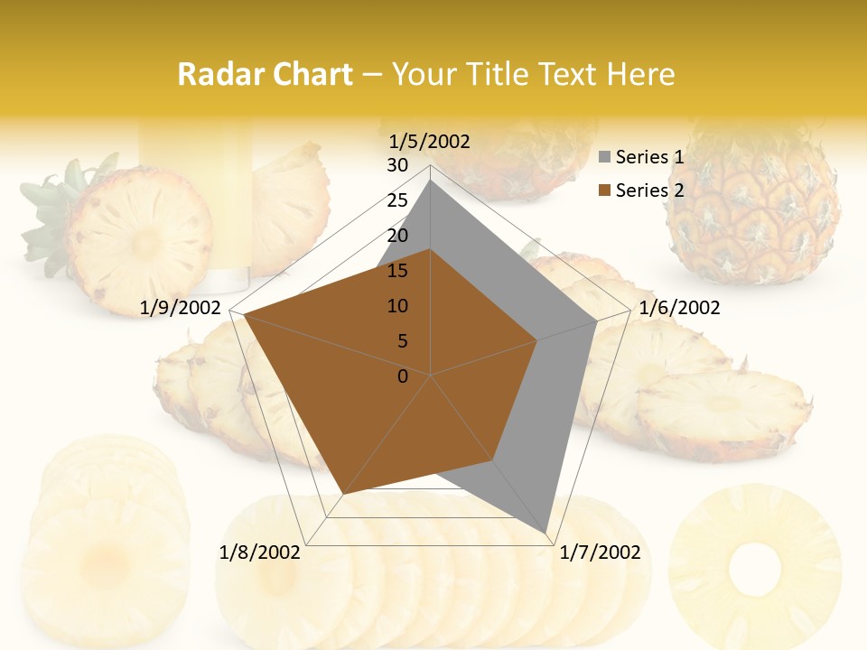 Chopped Pile Fresh PowerPoint Template