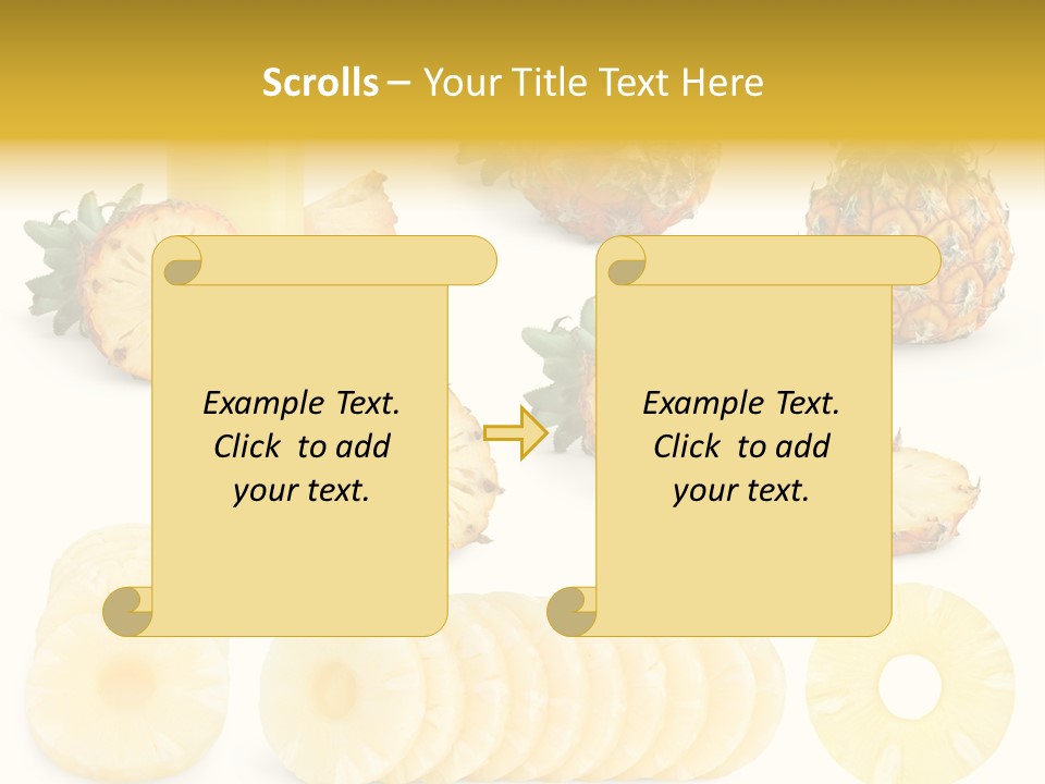 Chopped Pile Fresh PowerPoint Template