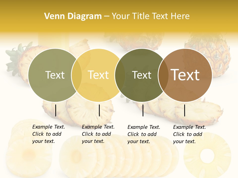 Chopped Pile Fresh PowerPoint Template