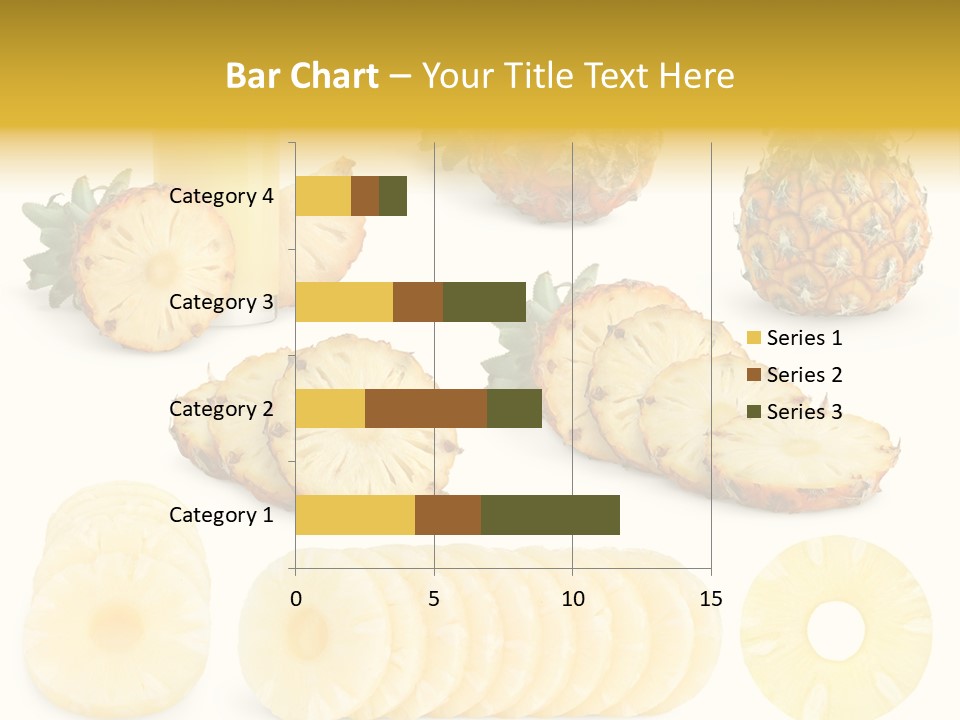 Chopped Pile Fresh PowerPoint Template