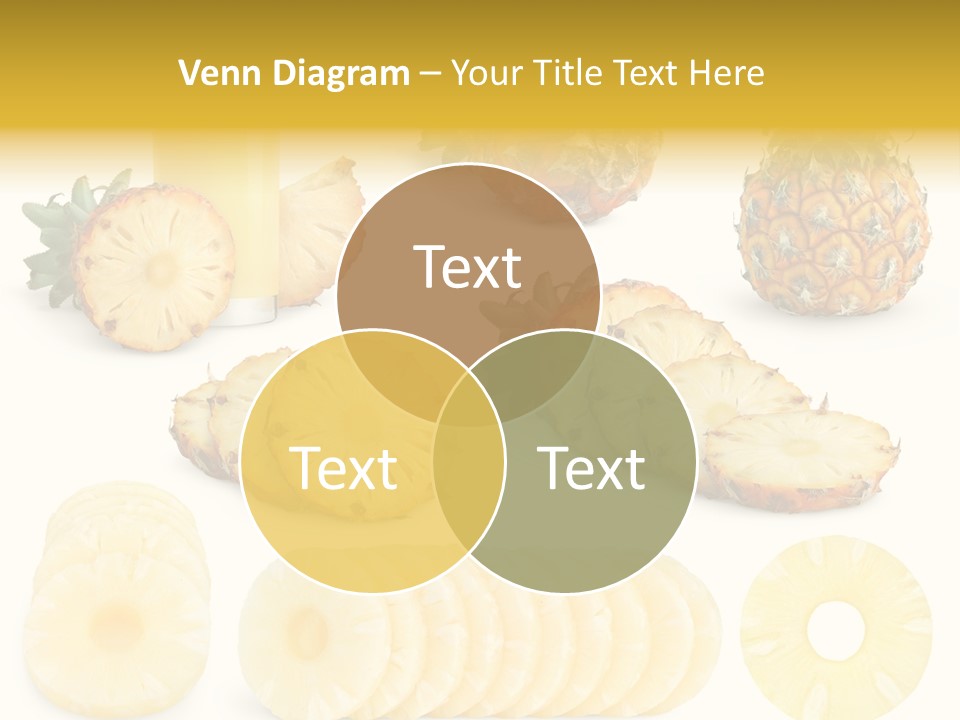 Chopped Pile Fresh PowerPoint Template