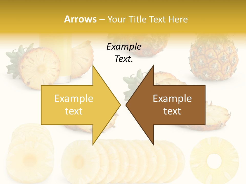 Chopped Pile Fresh PowerPoint Template