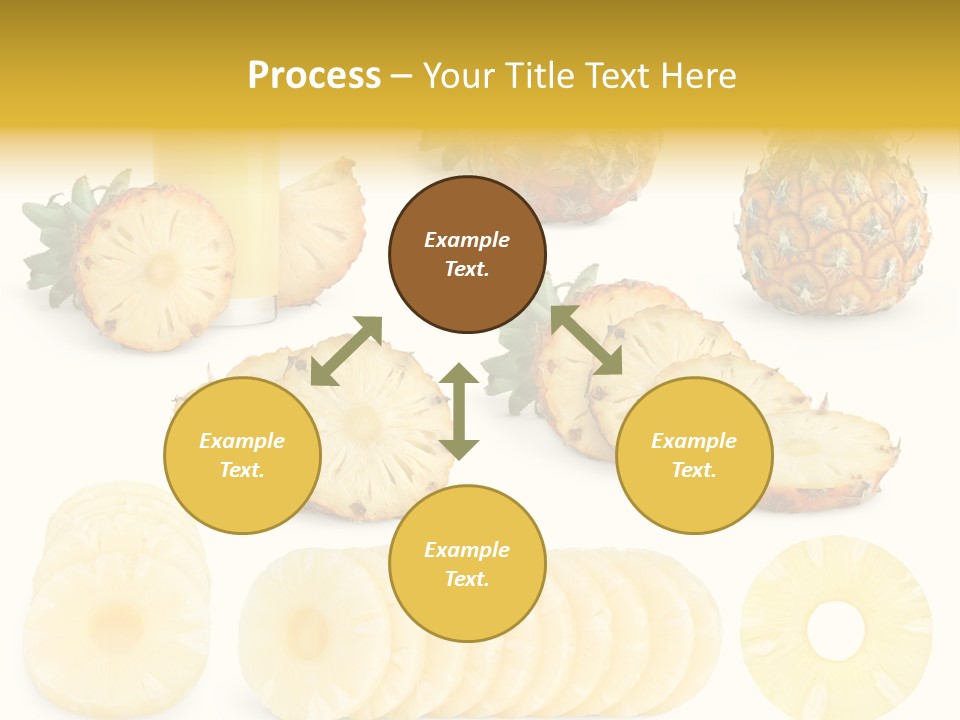 Chopped Pile Fresh PowerPoint Template