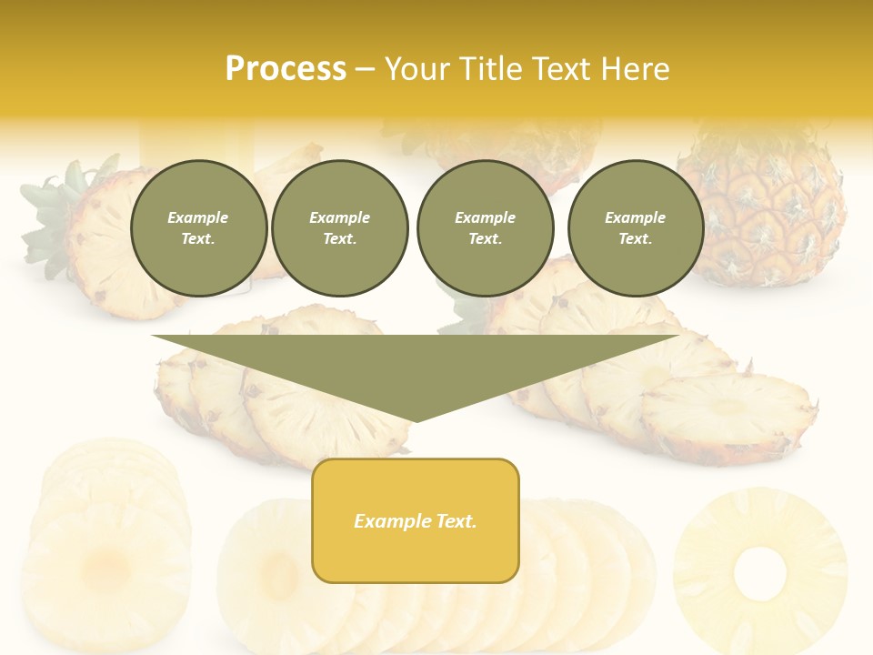 Chopped Pile Fresh PowerPoint Template