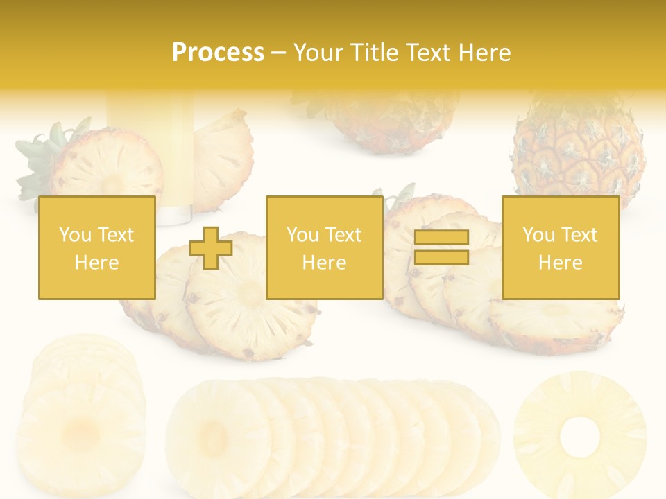 Chopped Pile Fresh PowerPoint Template