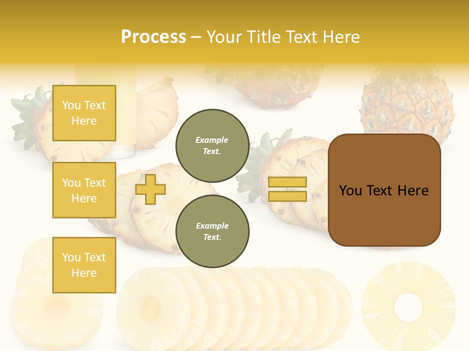 Chopped Pile Fresh PowerPoint Template