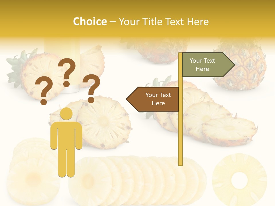 Chopped Pile Fresh PowerPoint Template