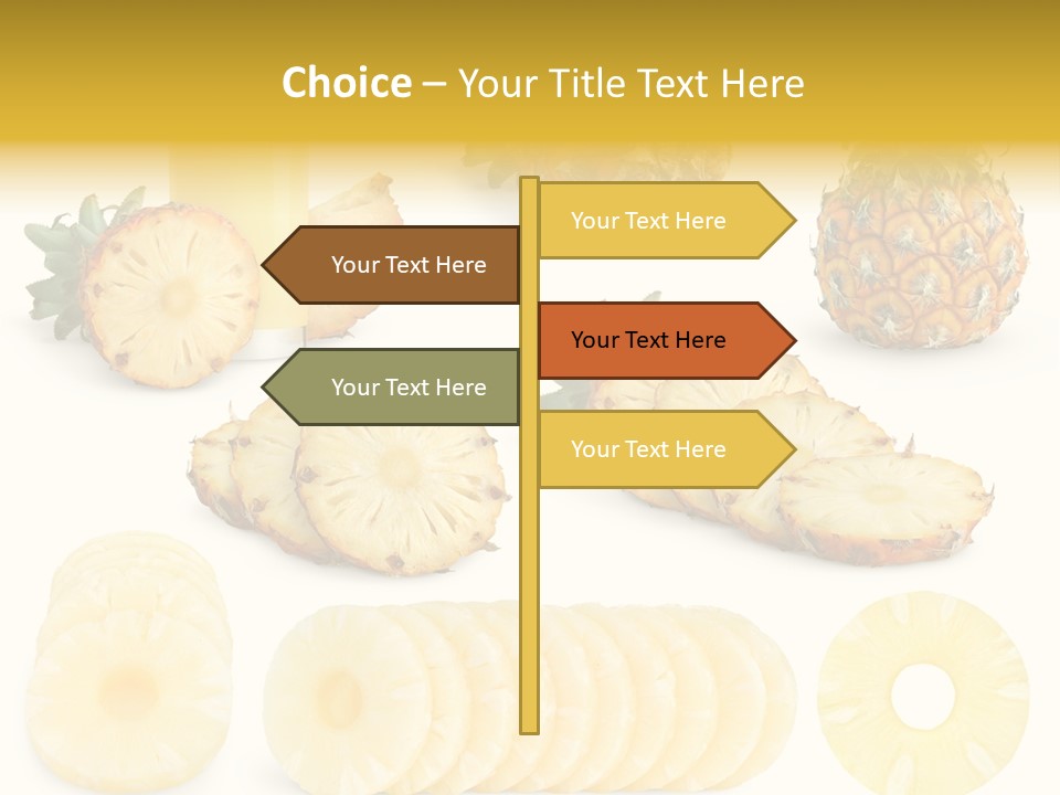 Chopped Pile Fresh PowerPoint Template