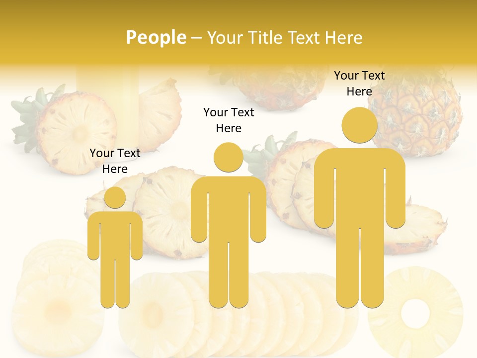 Chopped Pile Fresh PowerPoint Template