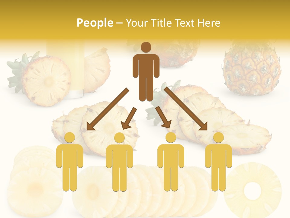 Chopped Pile Fresh PowerPoint Template