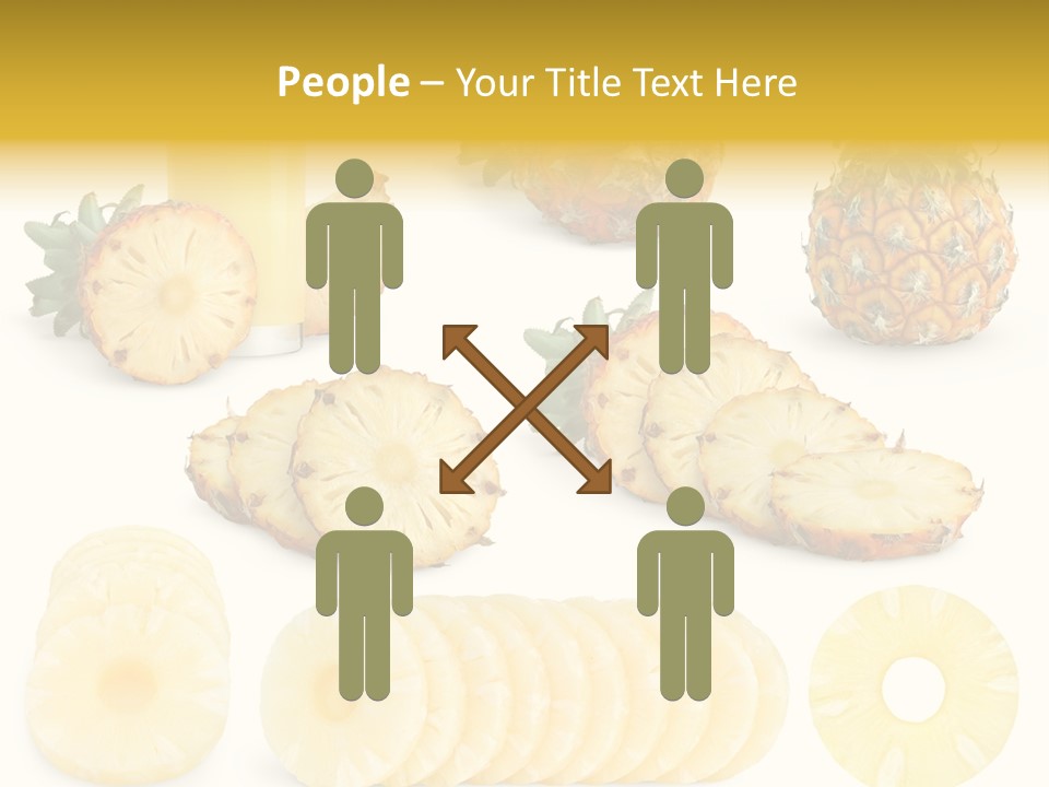 Chopped Pile Fresh PowerPoint Template