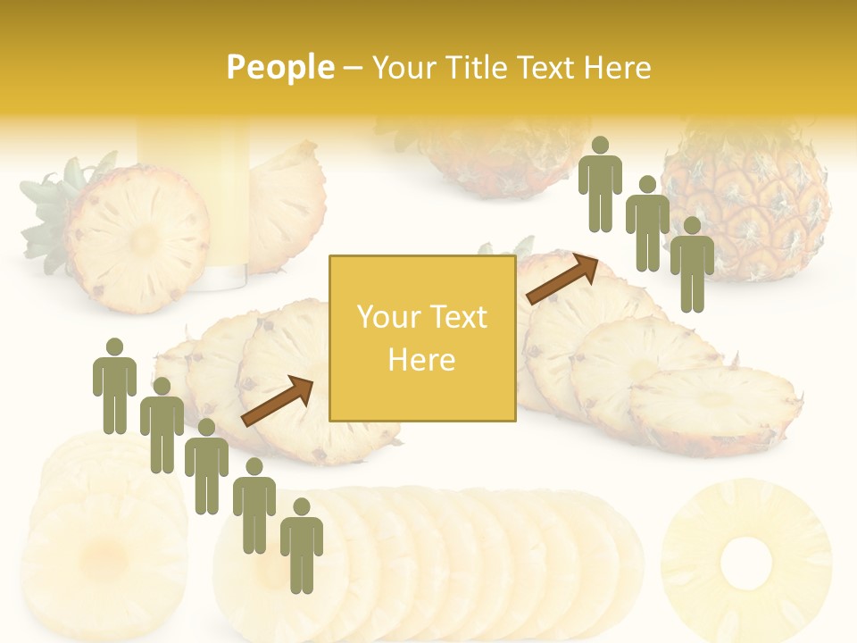 Chopped Pile Fresh PowerPoint Template