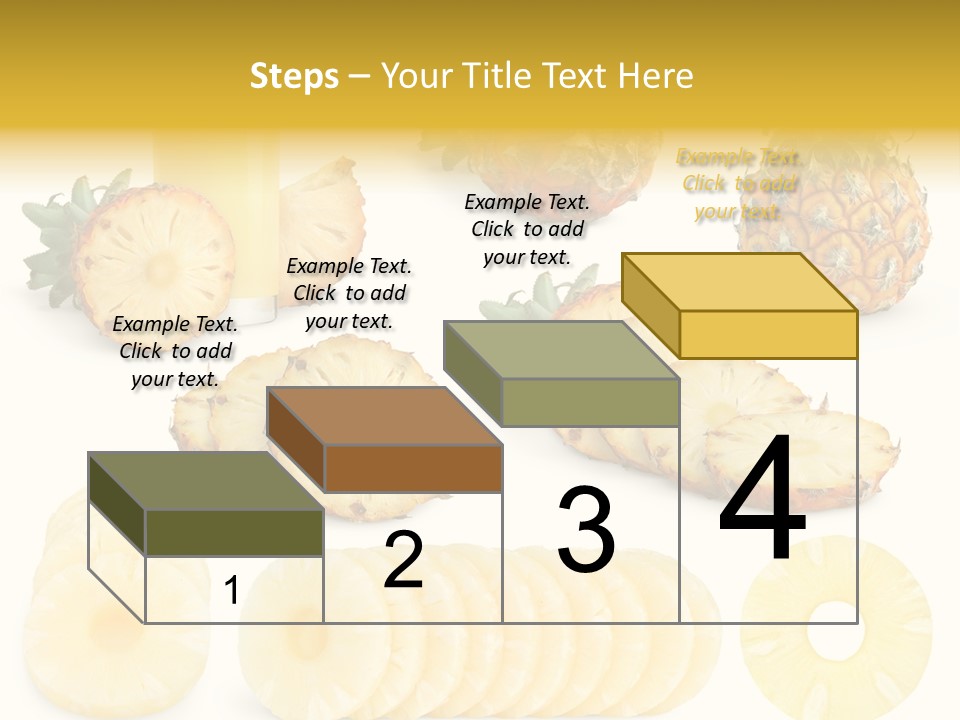 Chopped Pile Fresh PowerPoint Template