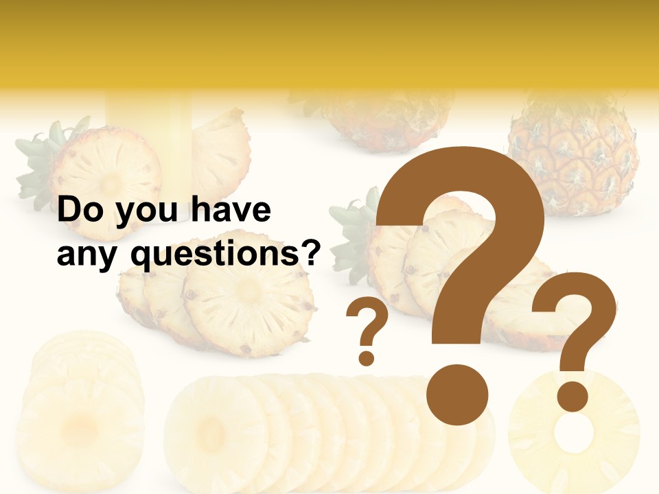 Chopped Pile Fresh PowerPoint Template