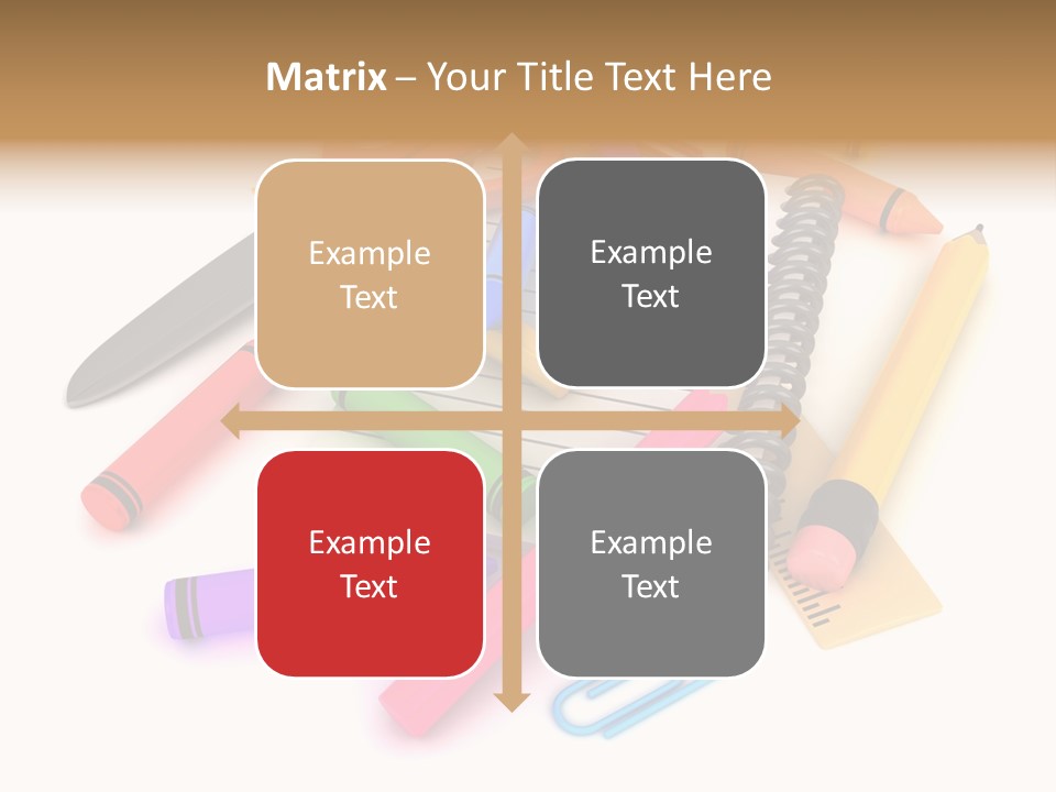 Illustration Preschool School PowerPoint Template