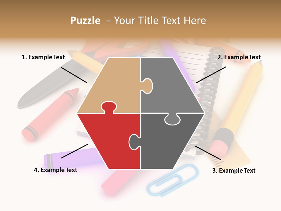 Illustration Preschool School PowerPoint Template