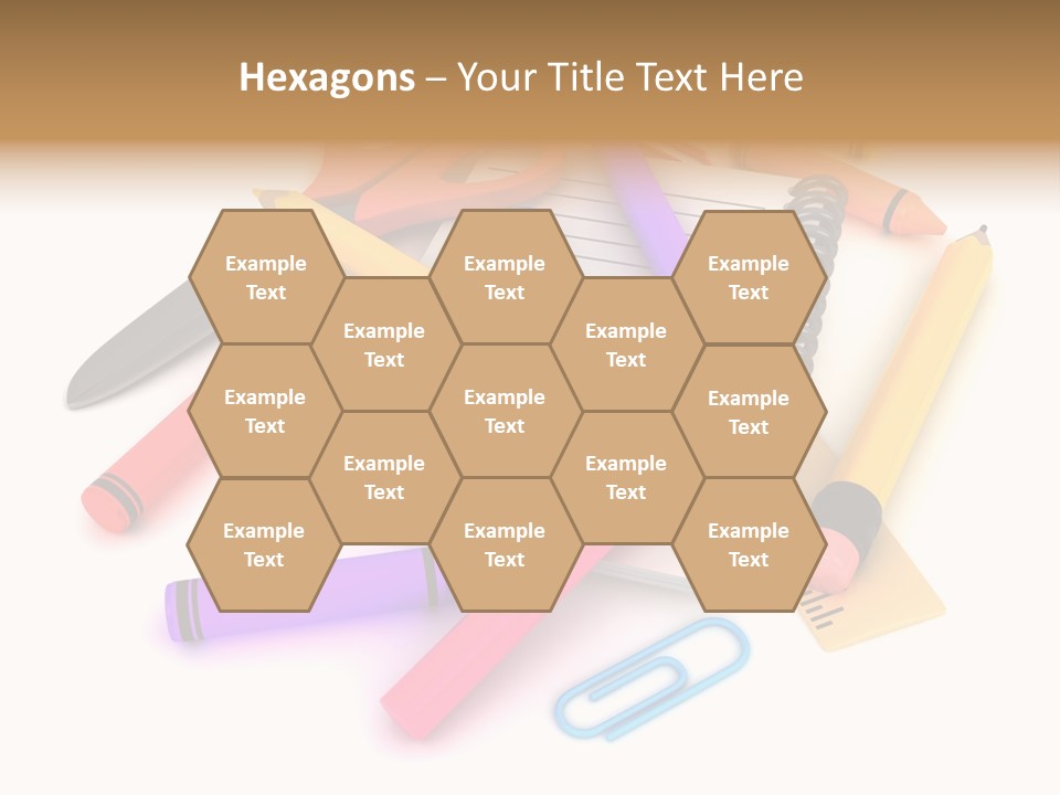 Illustration Preschool School PowerPoint Template