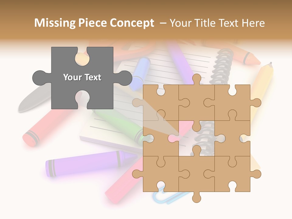 Illustration Preschool School PowerPoint Template