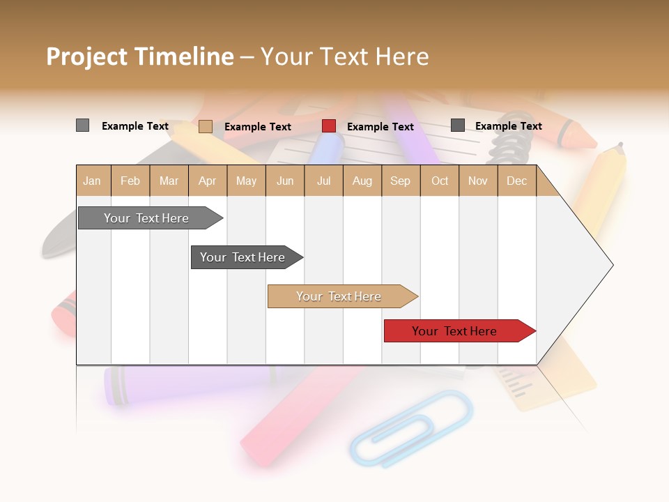 Illustration Preschool School PowerPoint Template