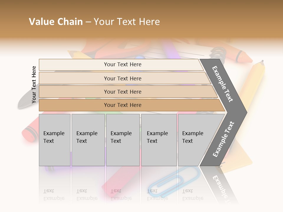 Illustration Preschool School PowerPoint Template