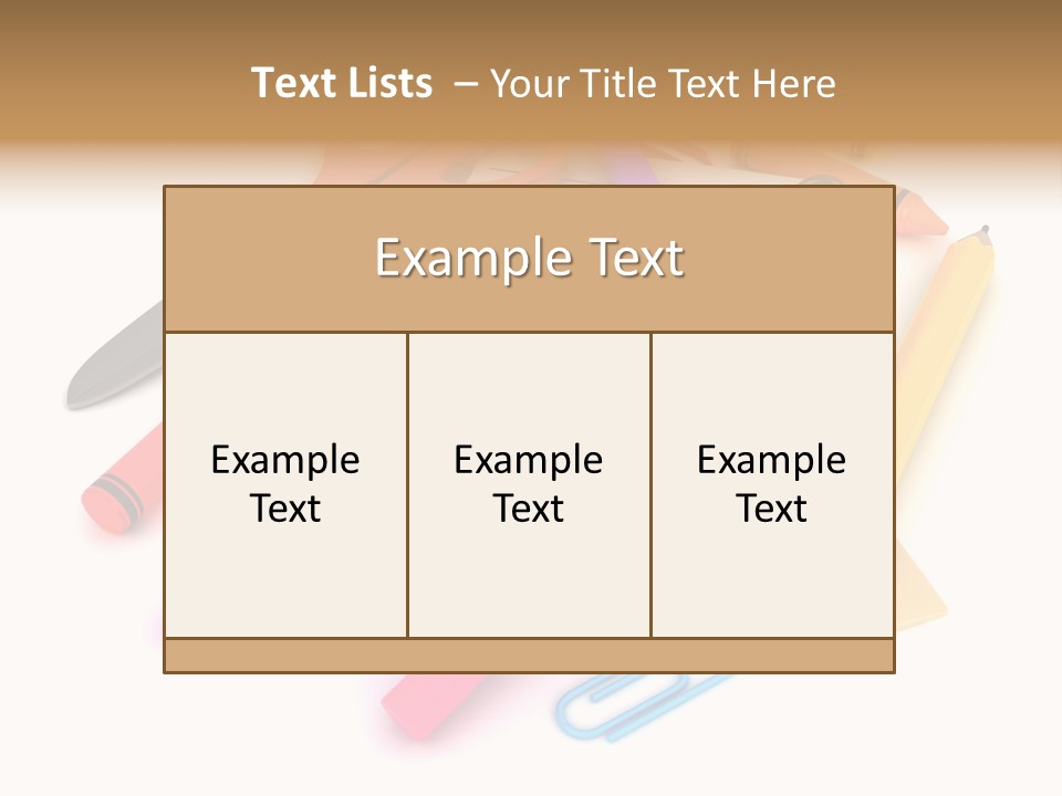 Illustration Preschool School PowerPoint Template