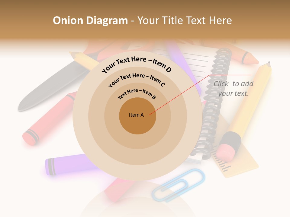 Illustration Preschool School PowerPoint Template