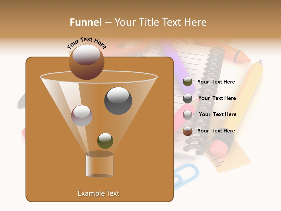 Illustration Preschool School PowerPoint Template