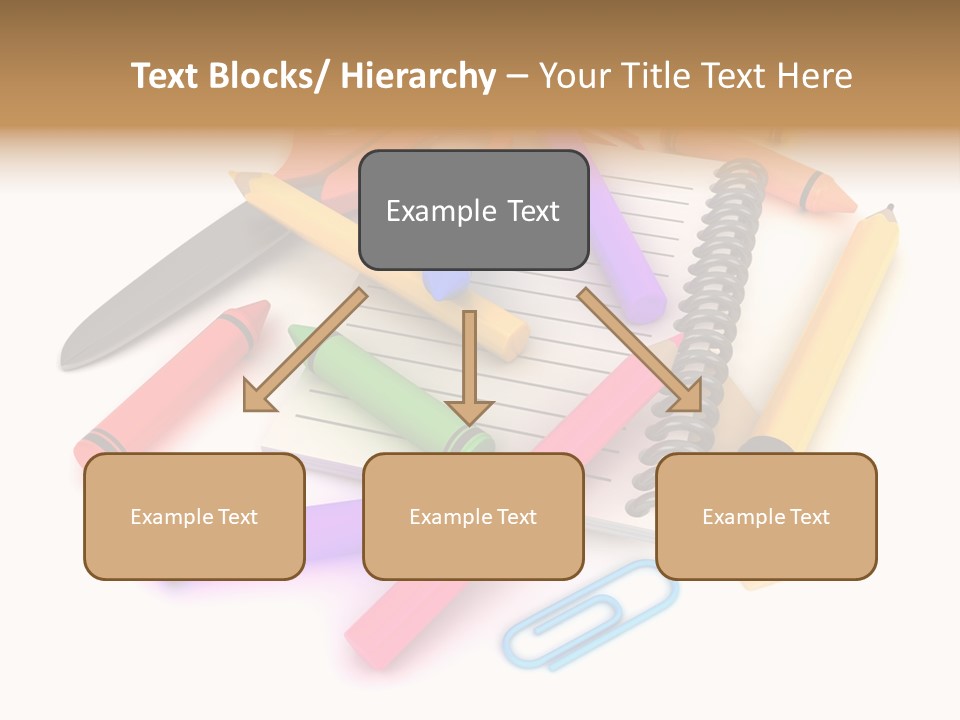 Illustration Preschool School PowerPoint Template