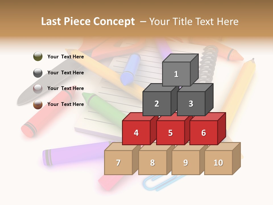 Illustration Preschool School PowerPoint Template