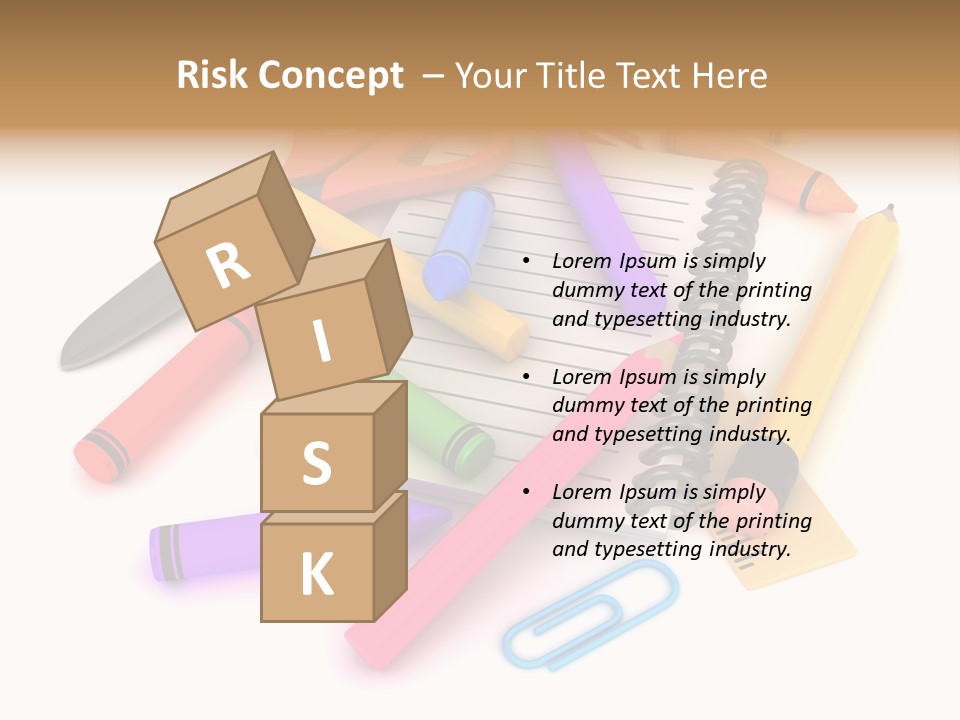 Illustration Preschool School PowerPoint Template