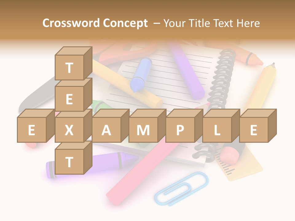 Illustration Preschool School PowerPoint Template