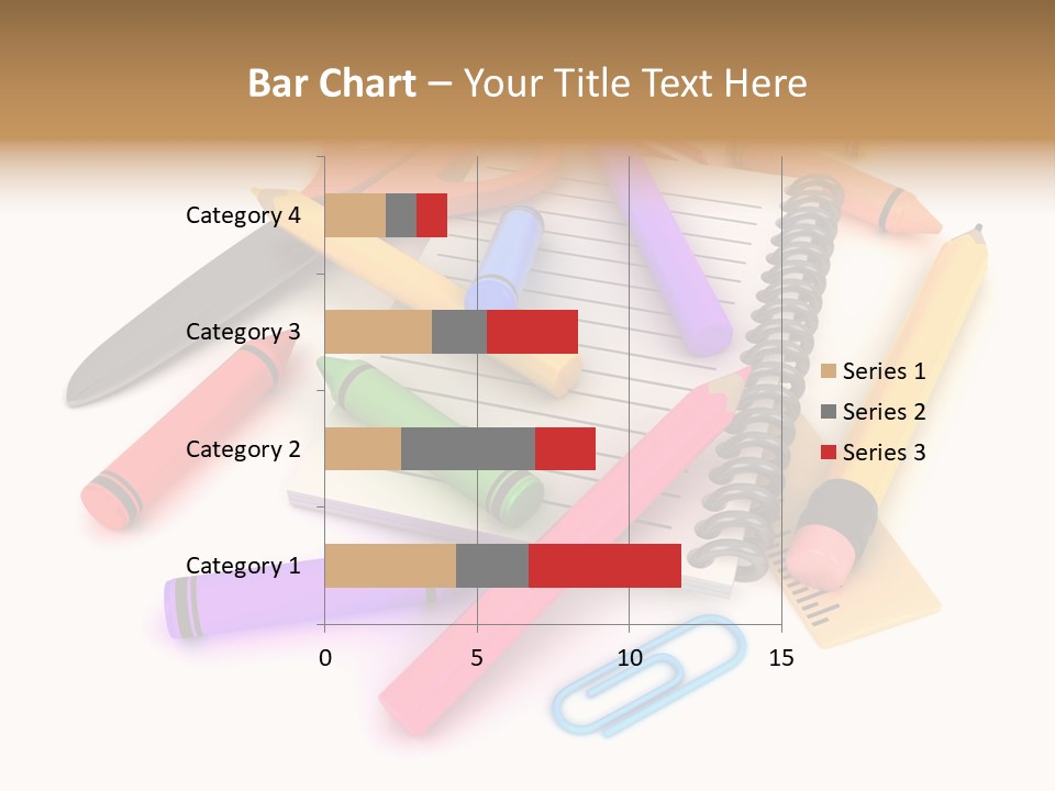 Illustration Preschool School PowerPoint Template