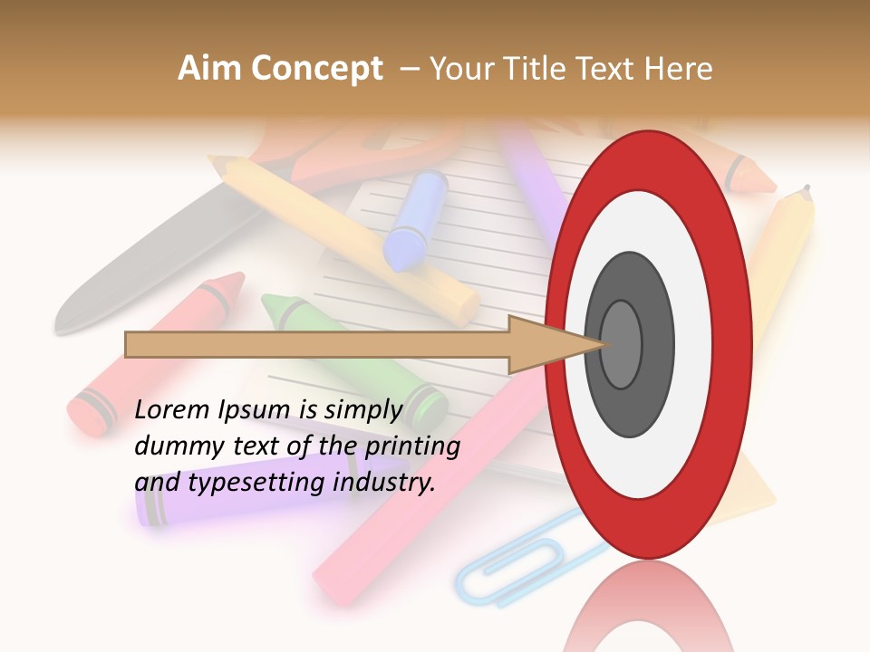 Illustration Preschool School PowerPoint Template