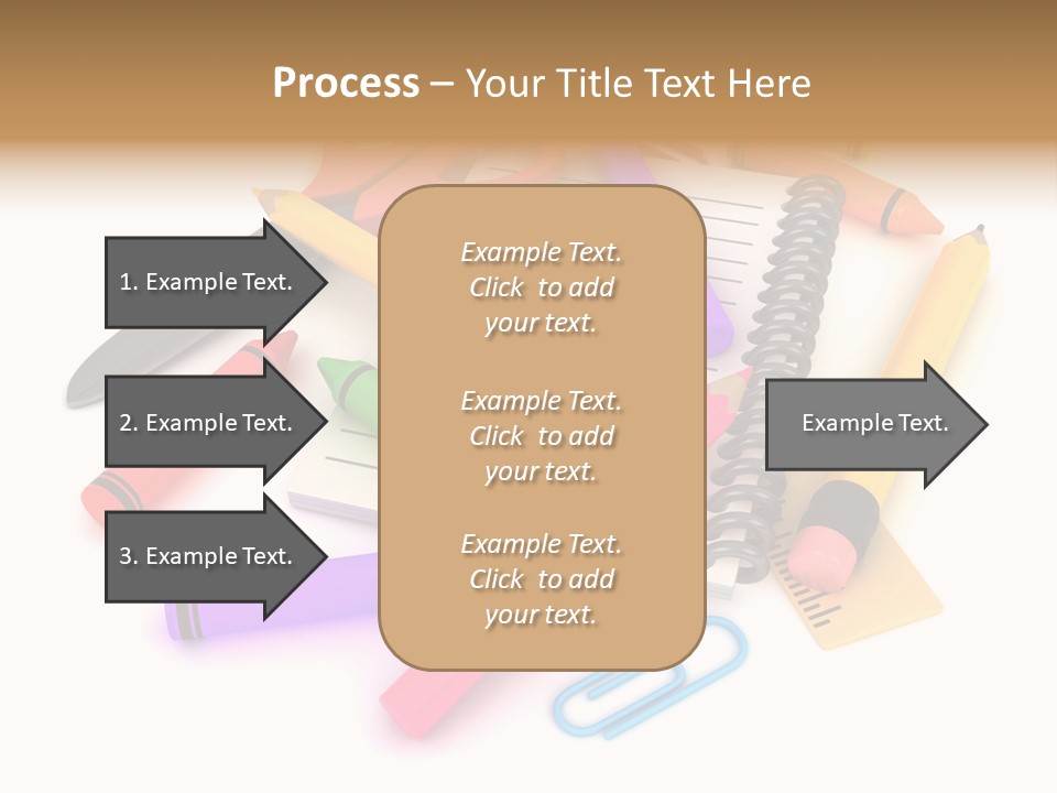 Illustration Preschool School PowerPoint Template