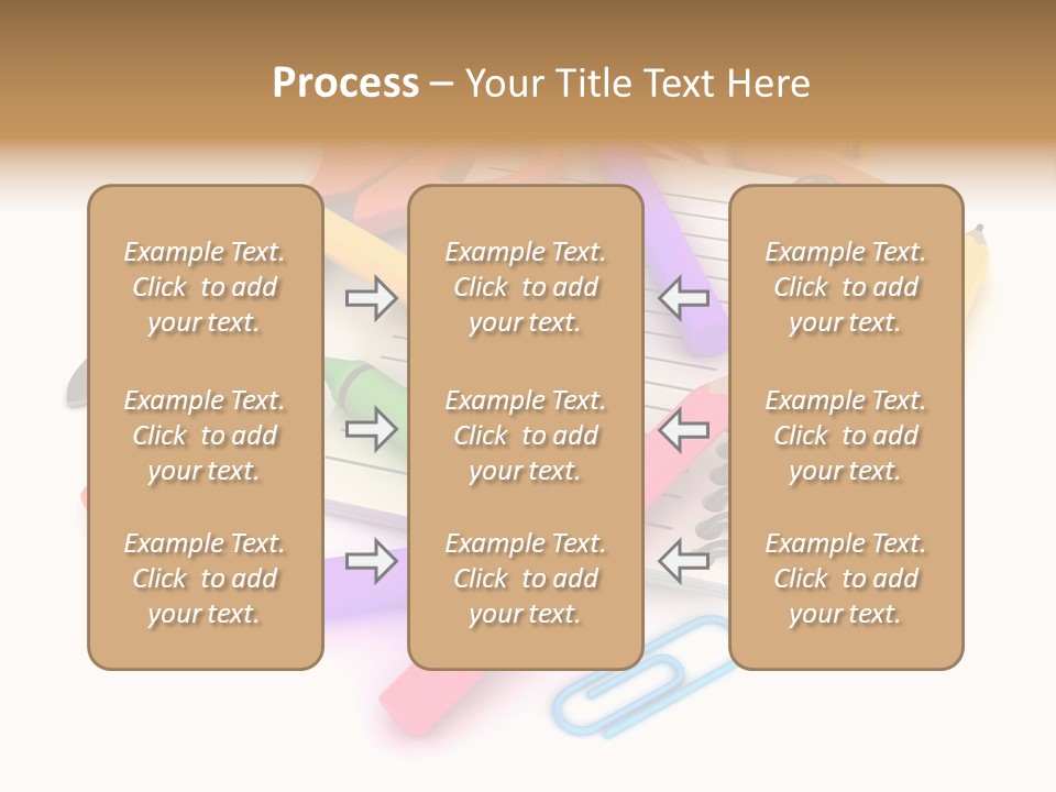 Illustration Preschool School PowerPoint Template