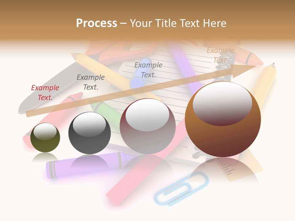 Illustration Preschool School PowerPoint Template