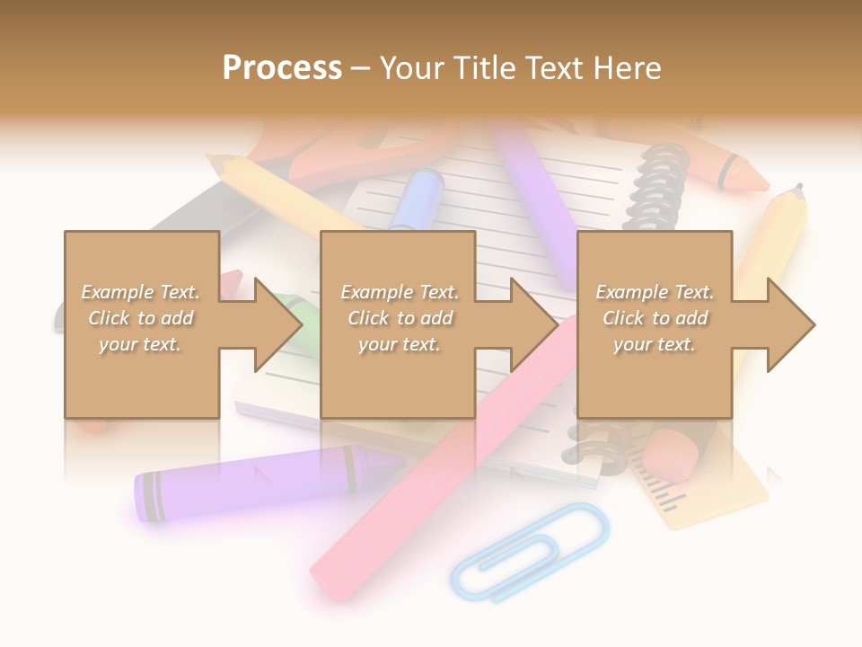 Illustration Preschool School PowerPoint Template