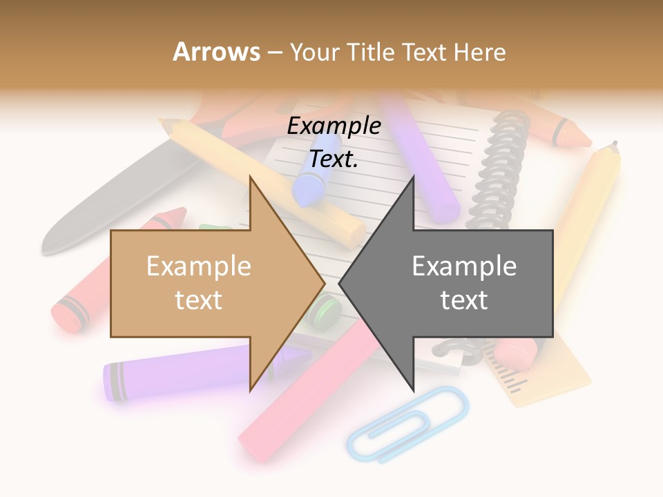Illustration Preschool School PowerPoint Template