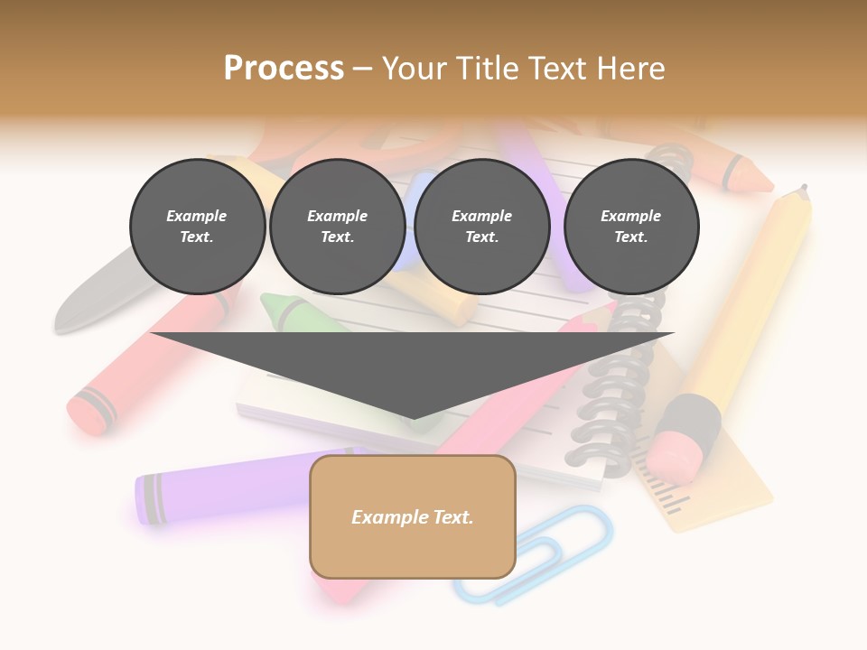 Illustration Preschool School PowerPoint Template
