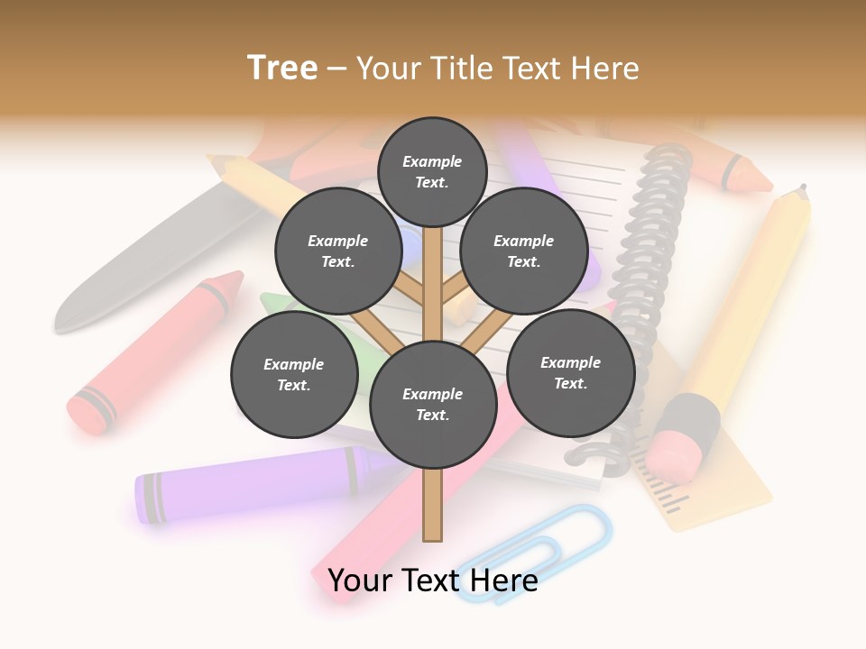 Illustration Preschool School PowerPoint Template