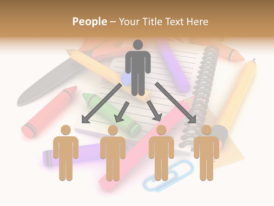 Illustration Preschool School PowerPoint Template