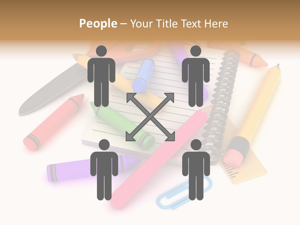 Illustration Preschool School PowerPoint Template