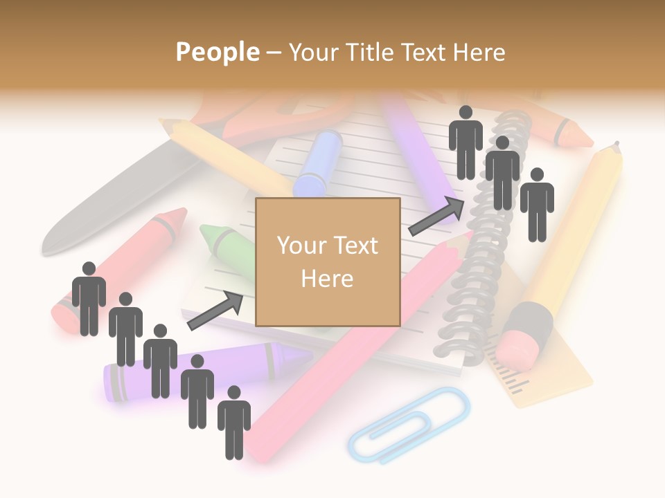 Illustration Preschool School PowerPoint Template