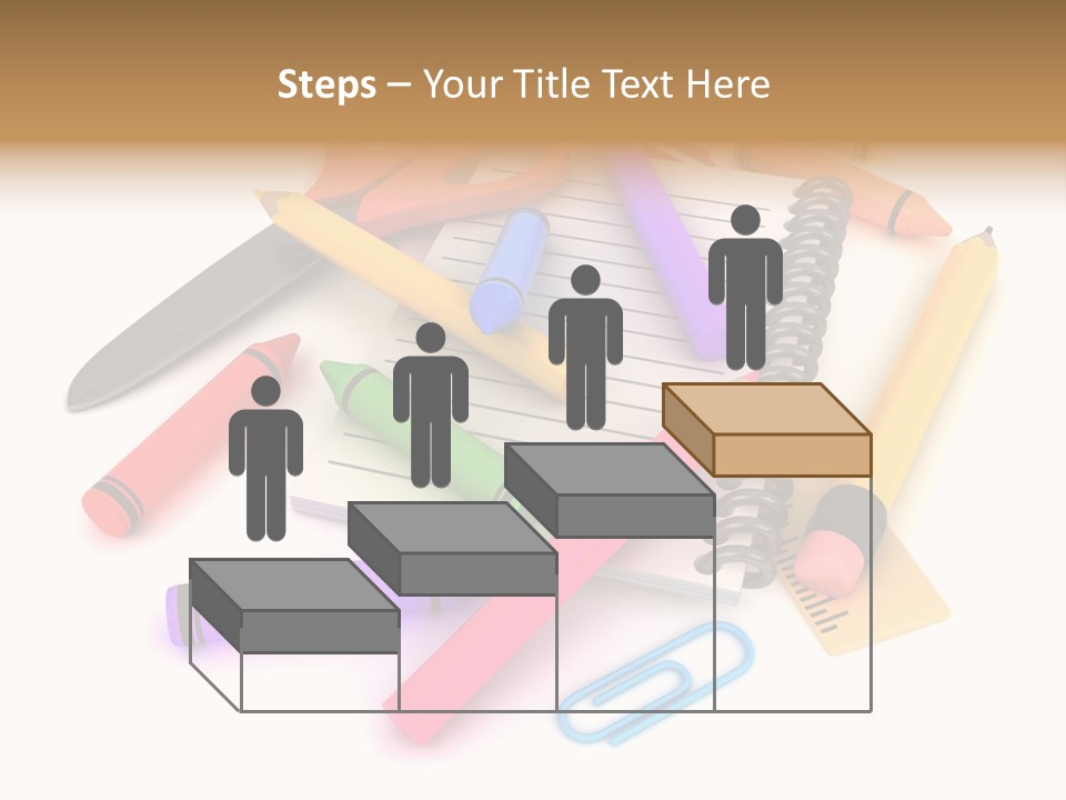 Illustration Preschool School PowerPoint Template